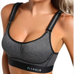 Elehold High Impact Padded Adjustable Sports Bra